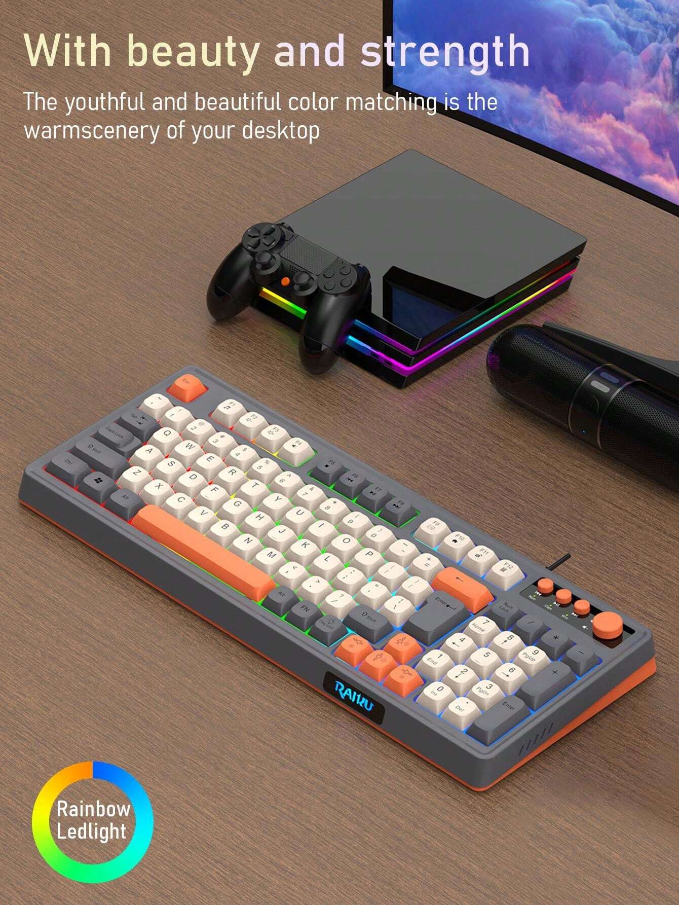 K98 Wired Membrane Keyboard