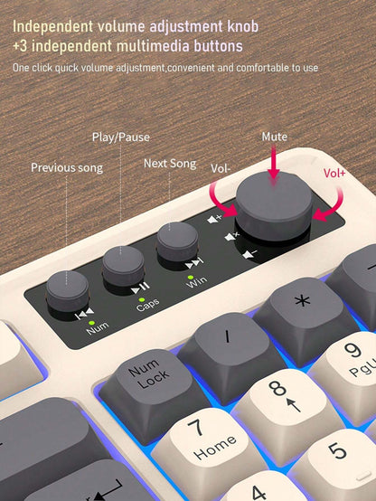 K98 Wired Membrane Keyboard