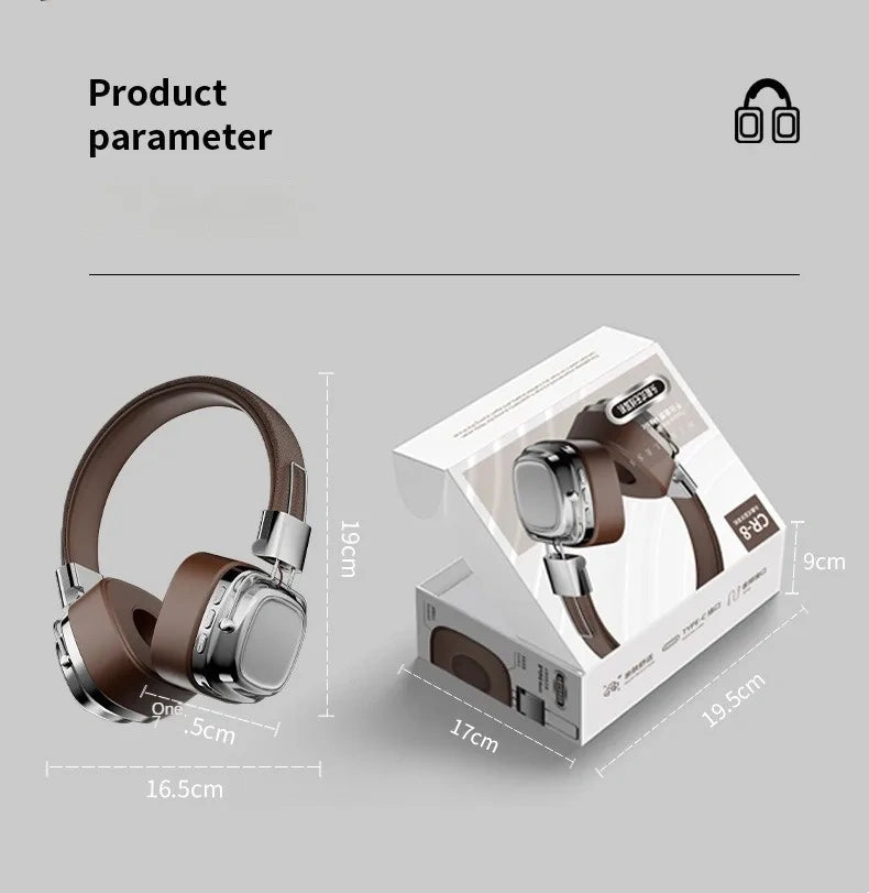 CR-8 Classic Wireless Retro Headphones